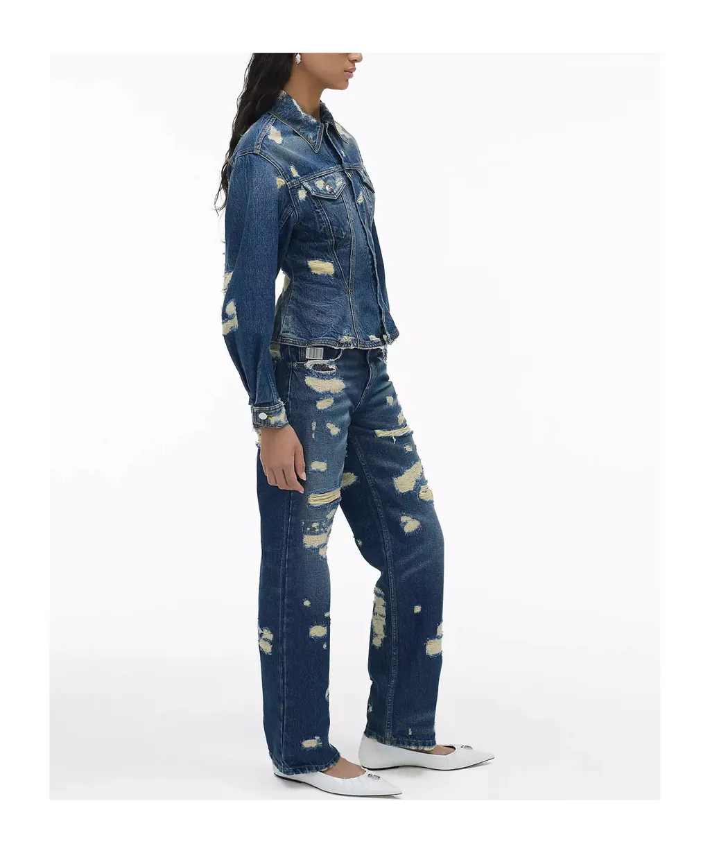 The Rip And Repair Fluted Denim Jacket