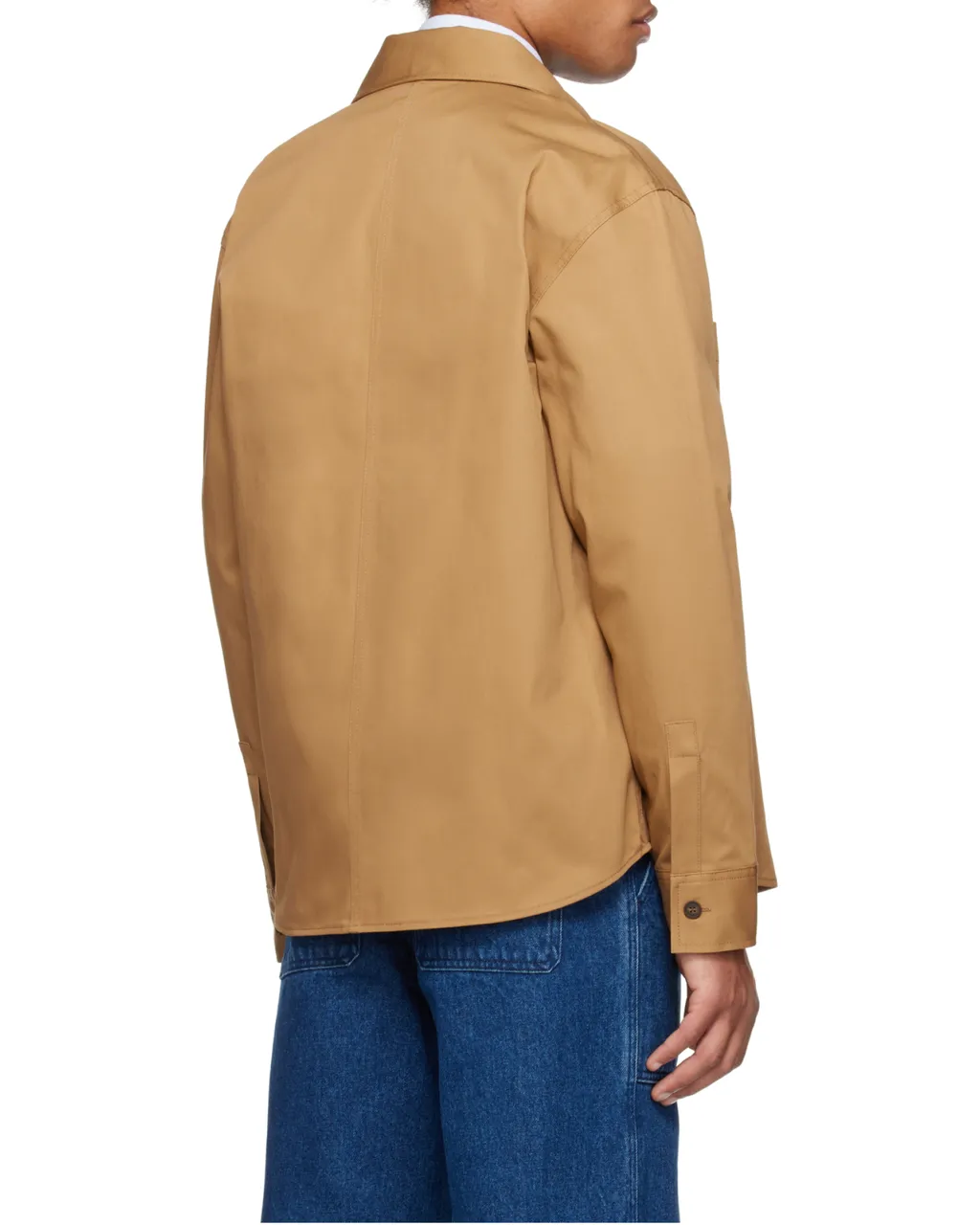 Logo Embroidered Buttoned Overshirt
