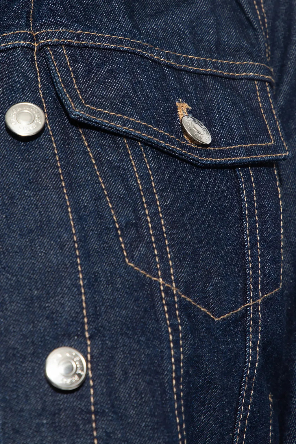 Logo-Embroidered Denim Jacket