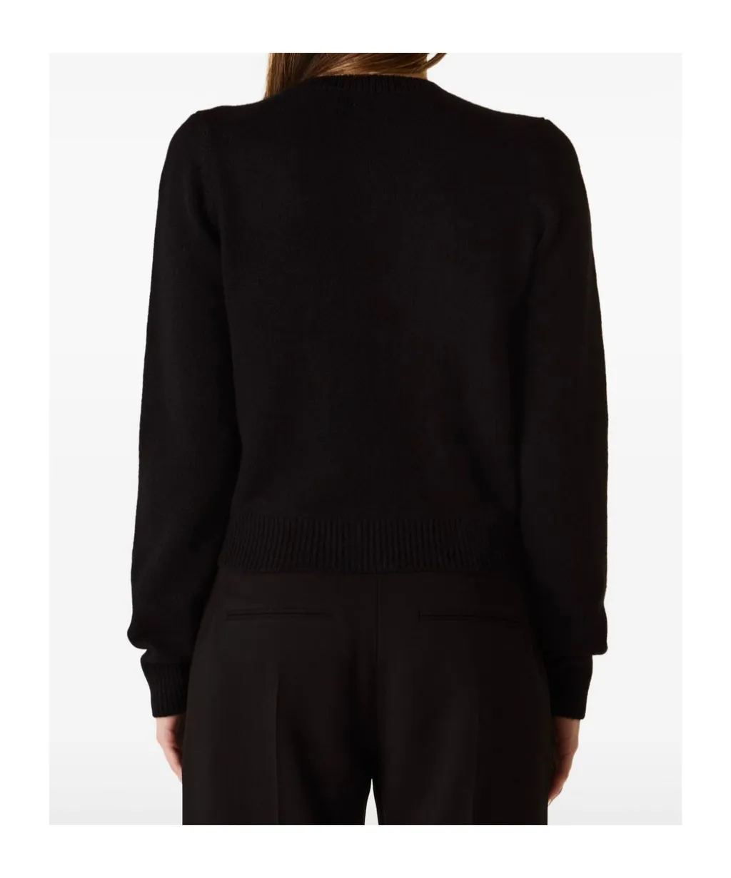 Long-Sleeved Knitted Cardigan