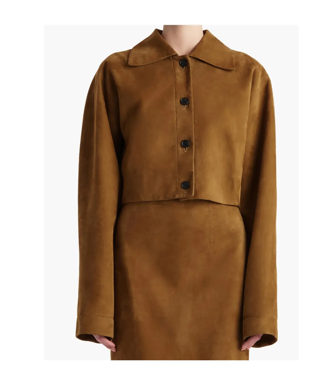 Sue Suede Cropped Jacket