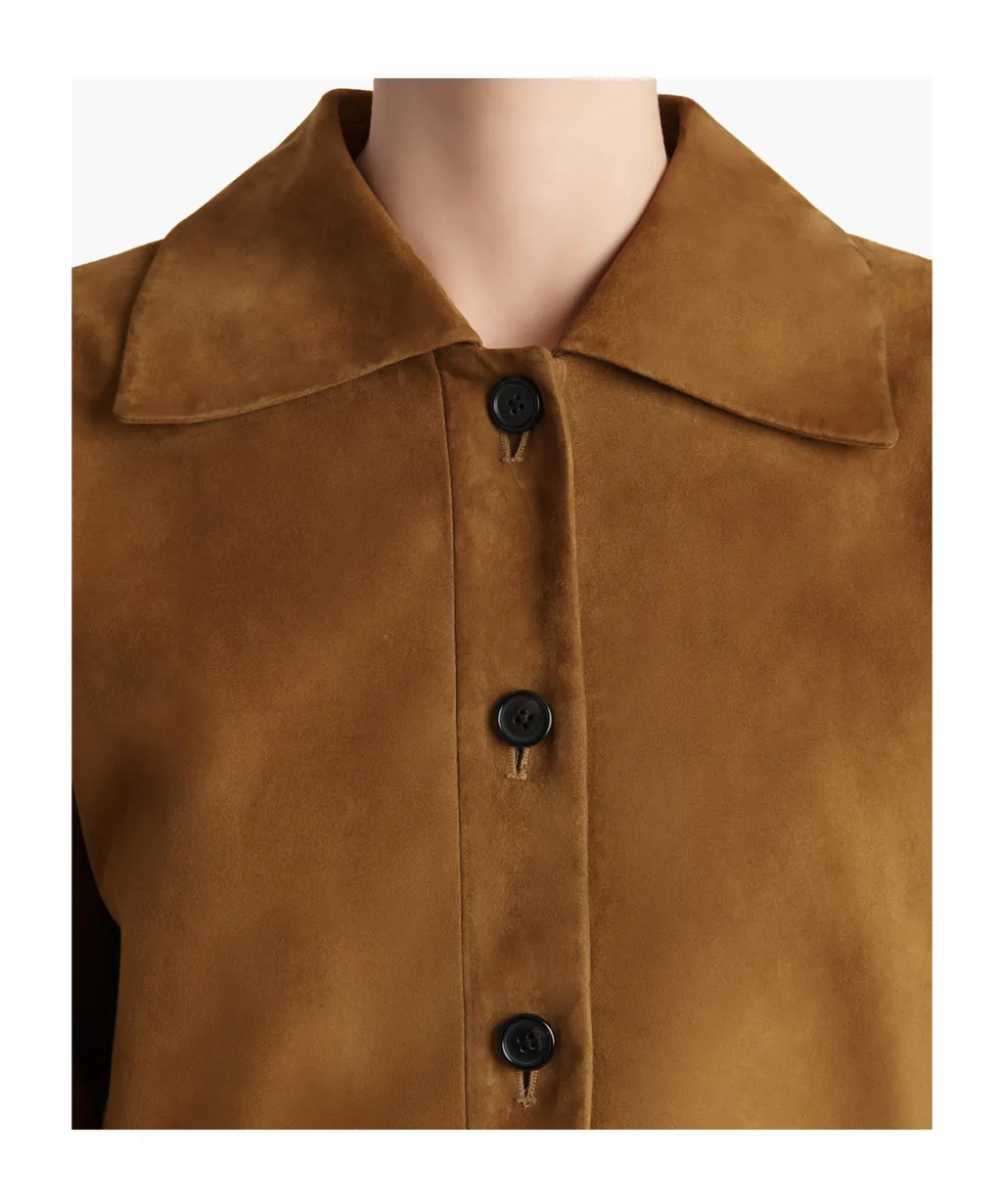Sue Suede Cropped Jacket