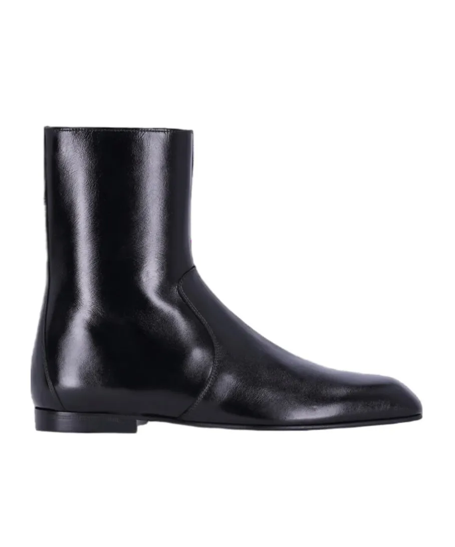 Zipper Ankle Boots