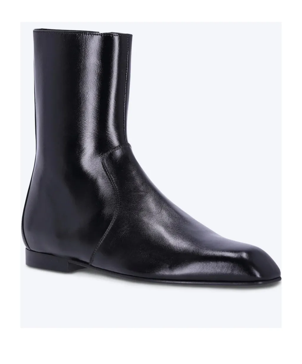 Zipper Ankle Boots
