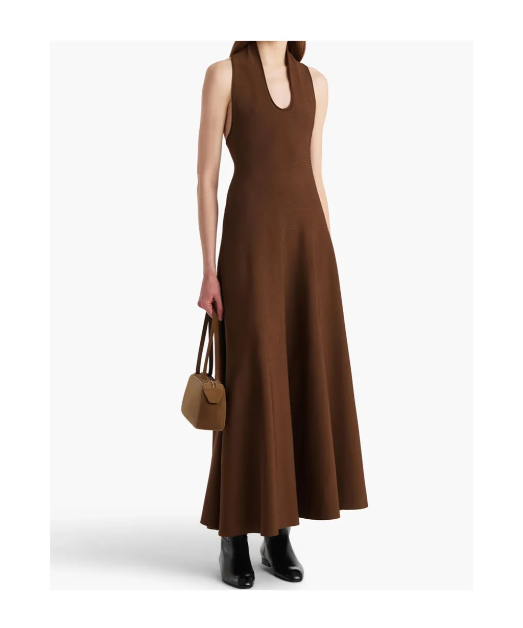 Halterneck Midi Dress