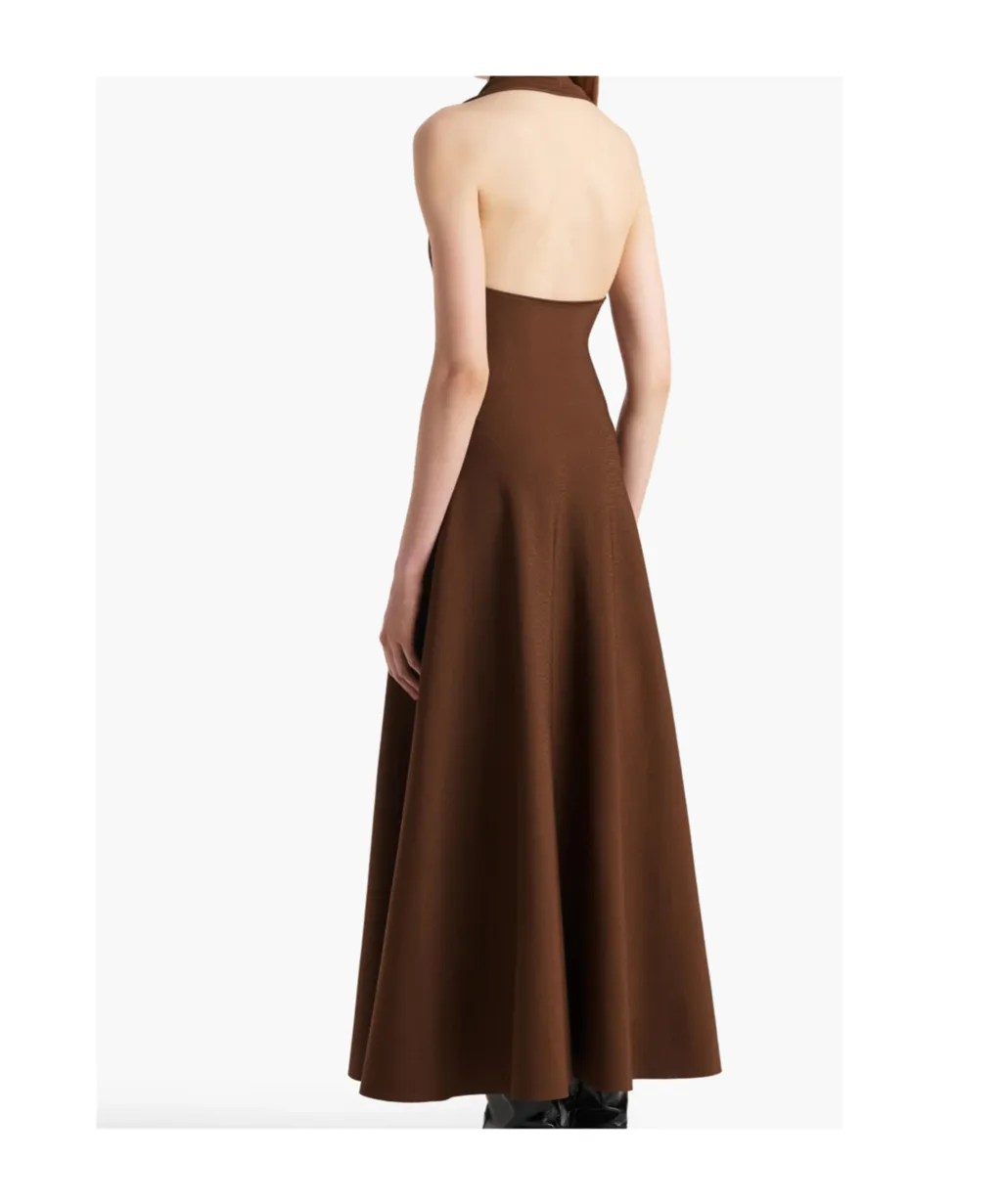 Halterneck Midi Dress