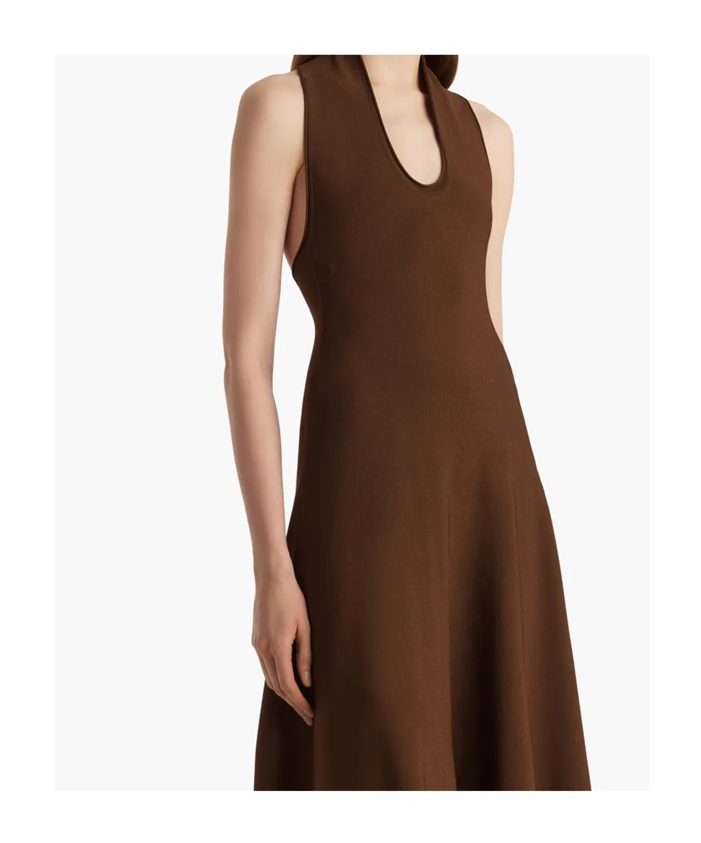 Halterneck Midi Dress