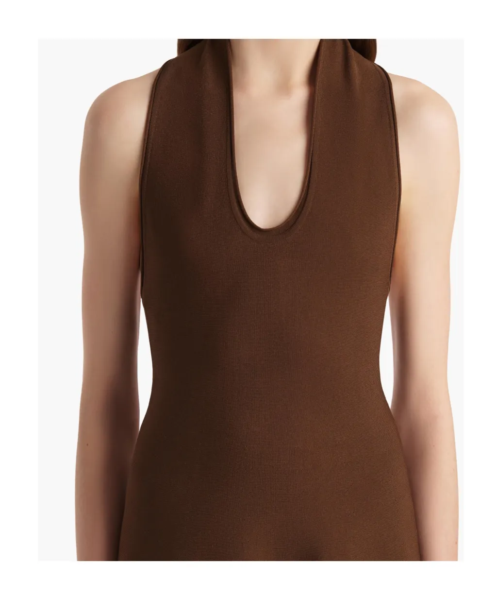 Halterneck Midi Dress