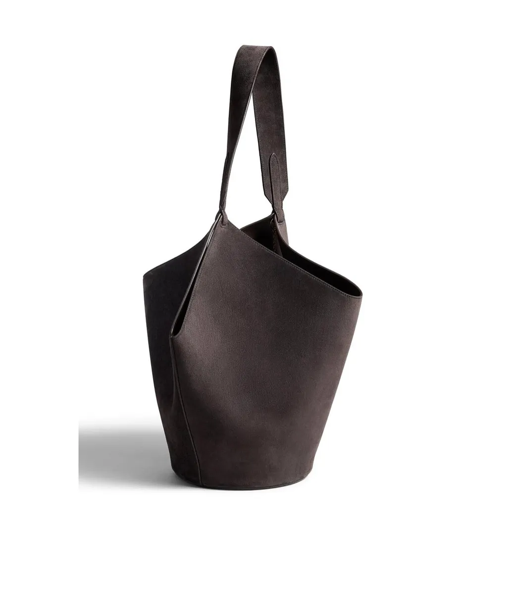 Hexagonal-Shaped Top Handle Tote Bag