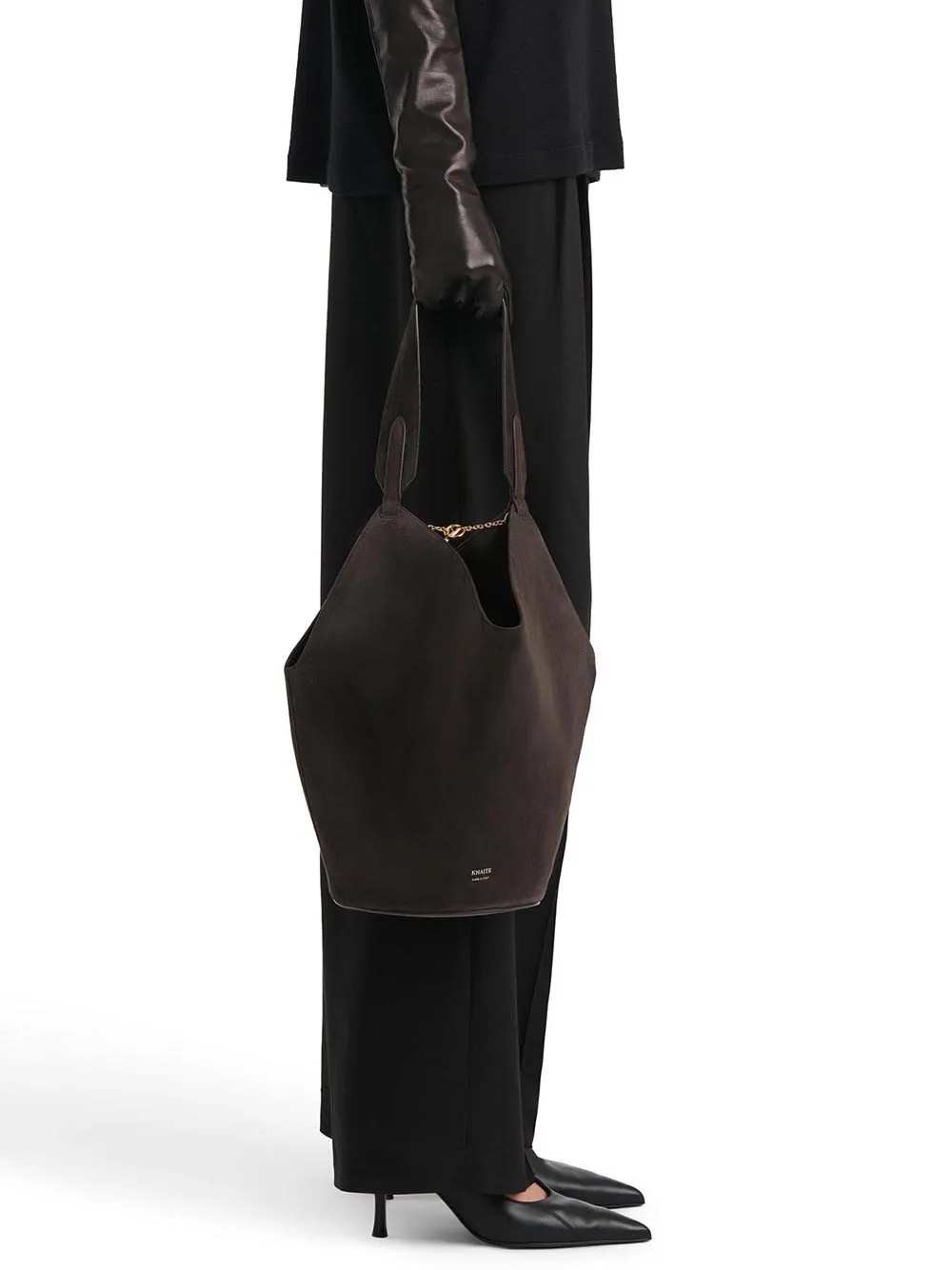 Hexagonal-Shaped Top Handle Tote Bag