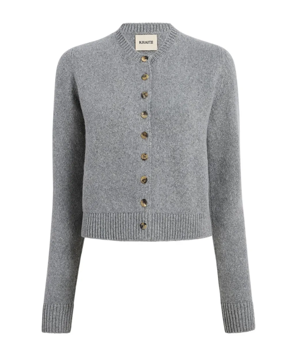 Everheart Button-Front Cashmere Cardigan