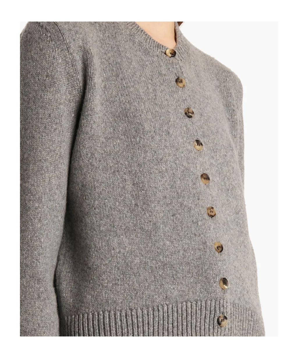 Everheart Button-Front Cashmere Cardigan