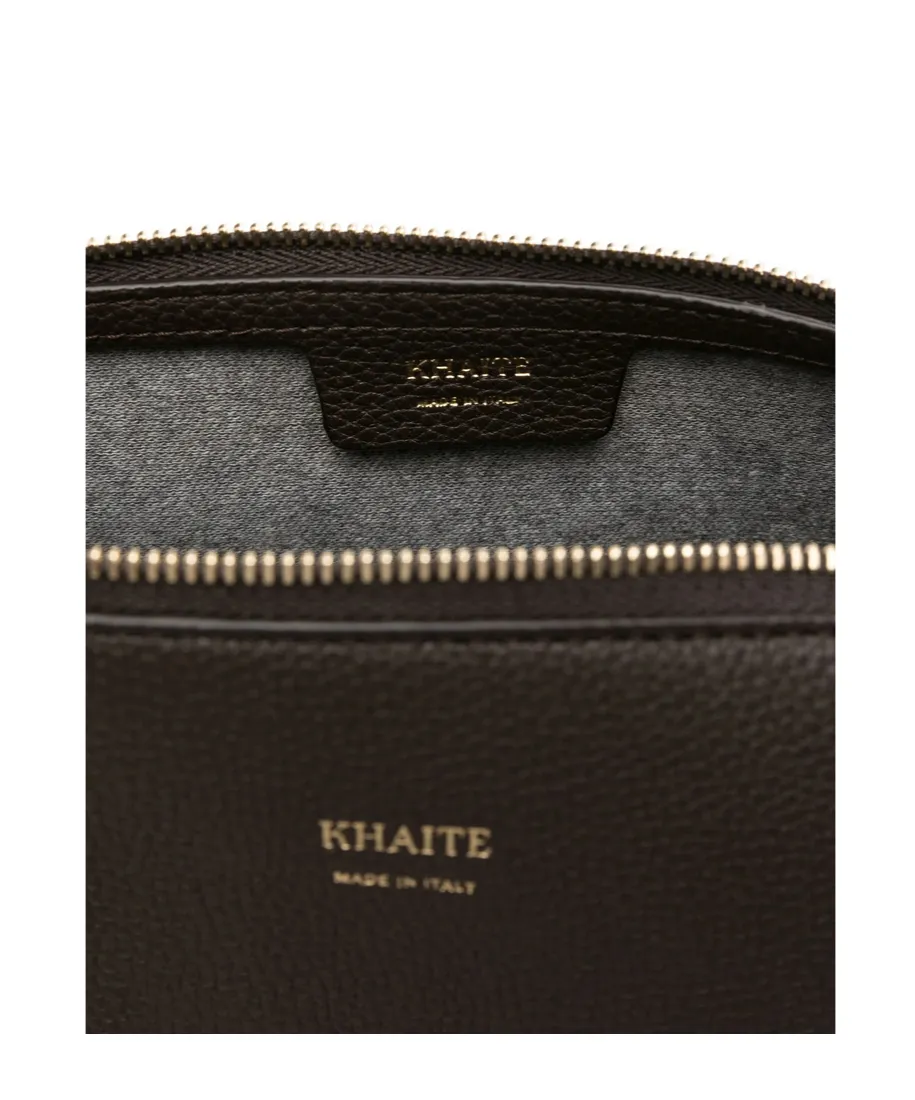 Lina Zip-Top Leather Shoulder Bag