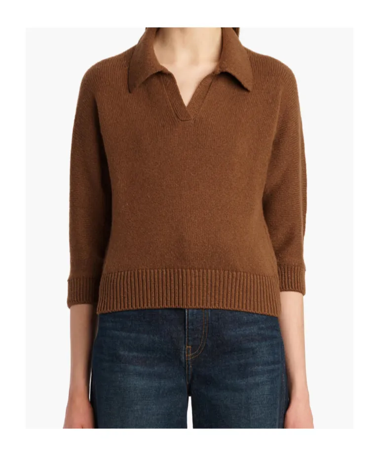 Herve V-Neck Polo Jumper