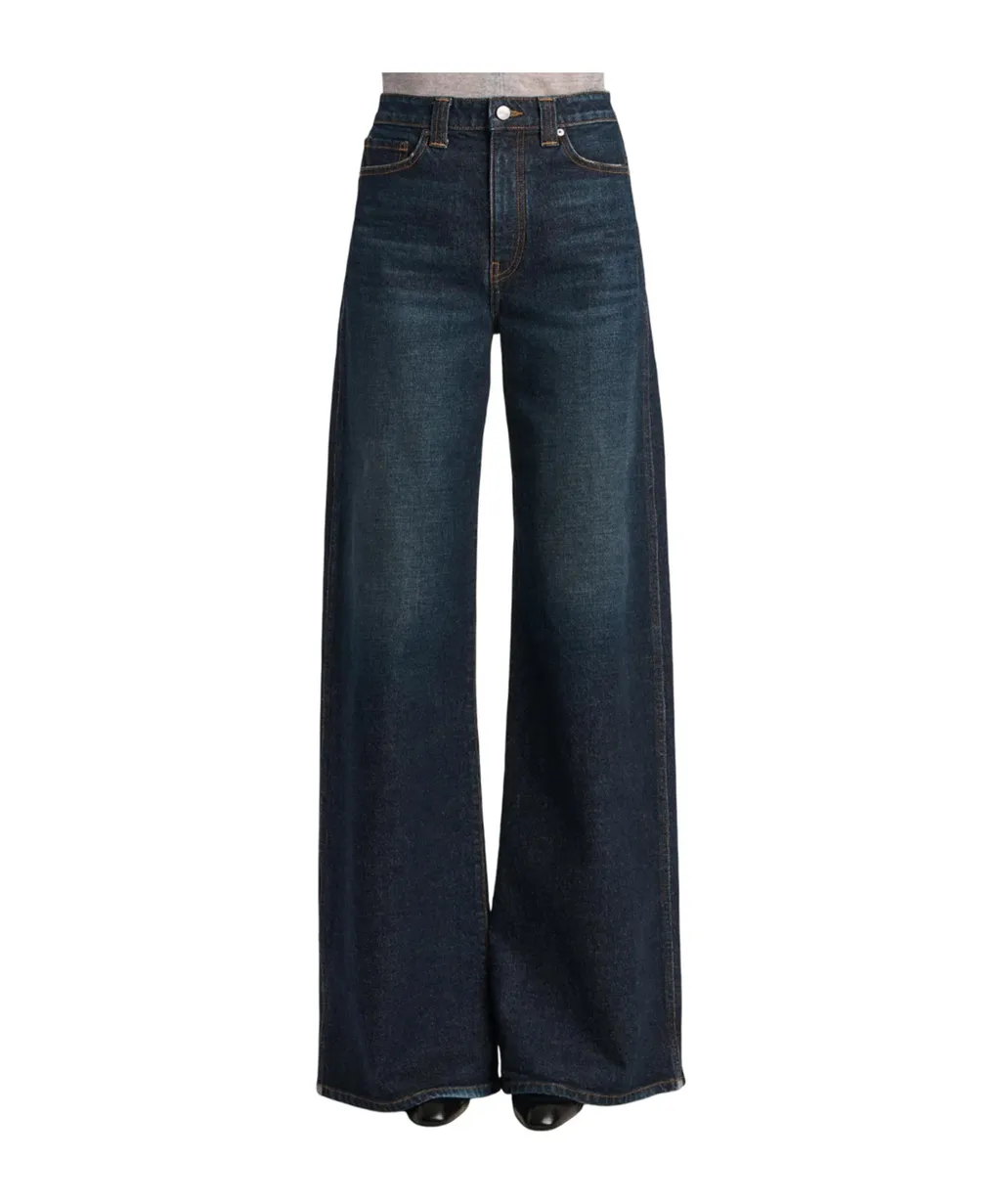 Dane High Waisted Wide-Leg Jeans