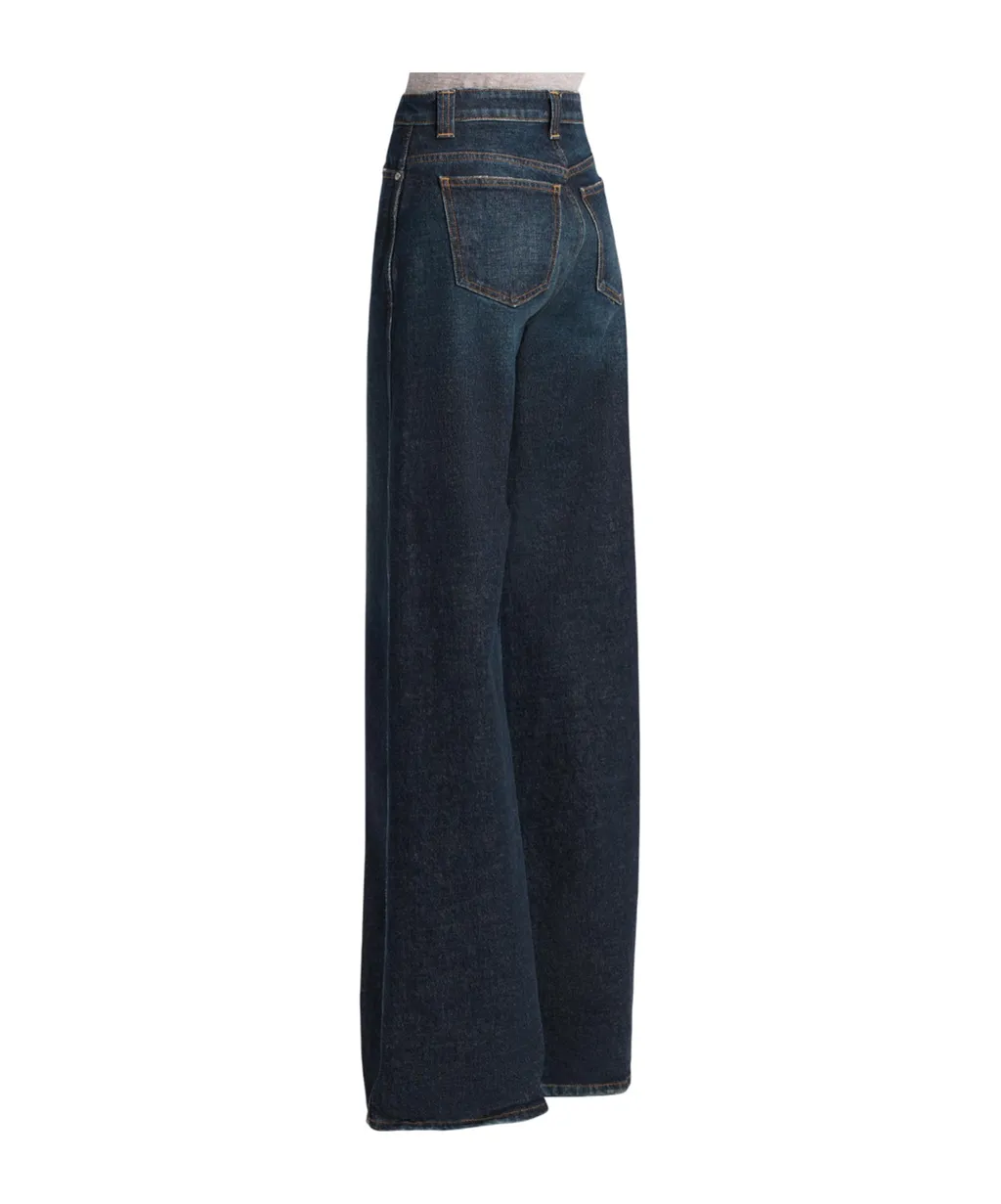 Dane High Waisted Wide-Leg Jeans