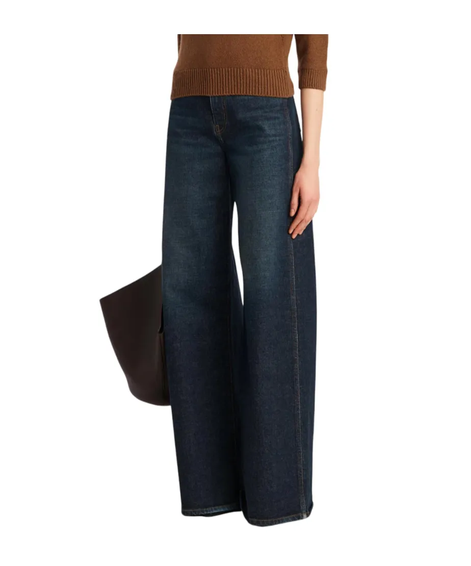Dane High Waisted Wide-Leg Jeans