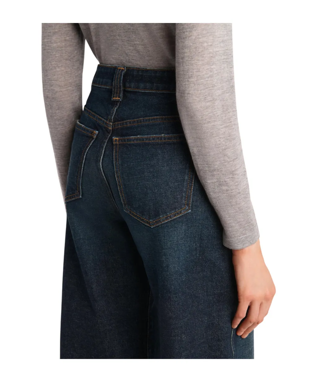 Dane High Waisted Wide-Leg Jeans