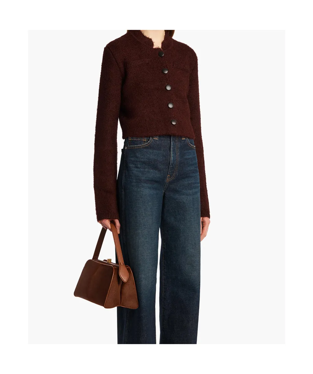Ello Buttoned Cropped Jacket