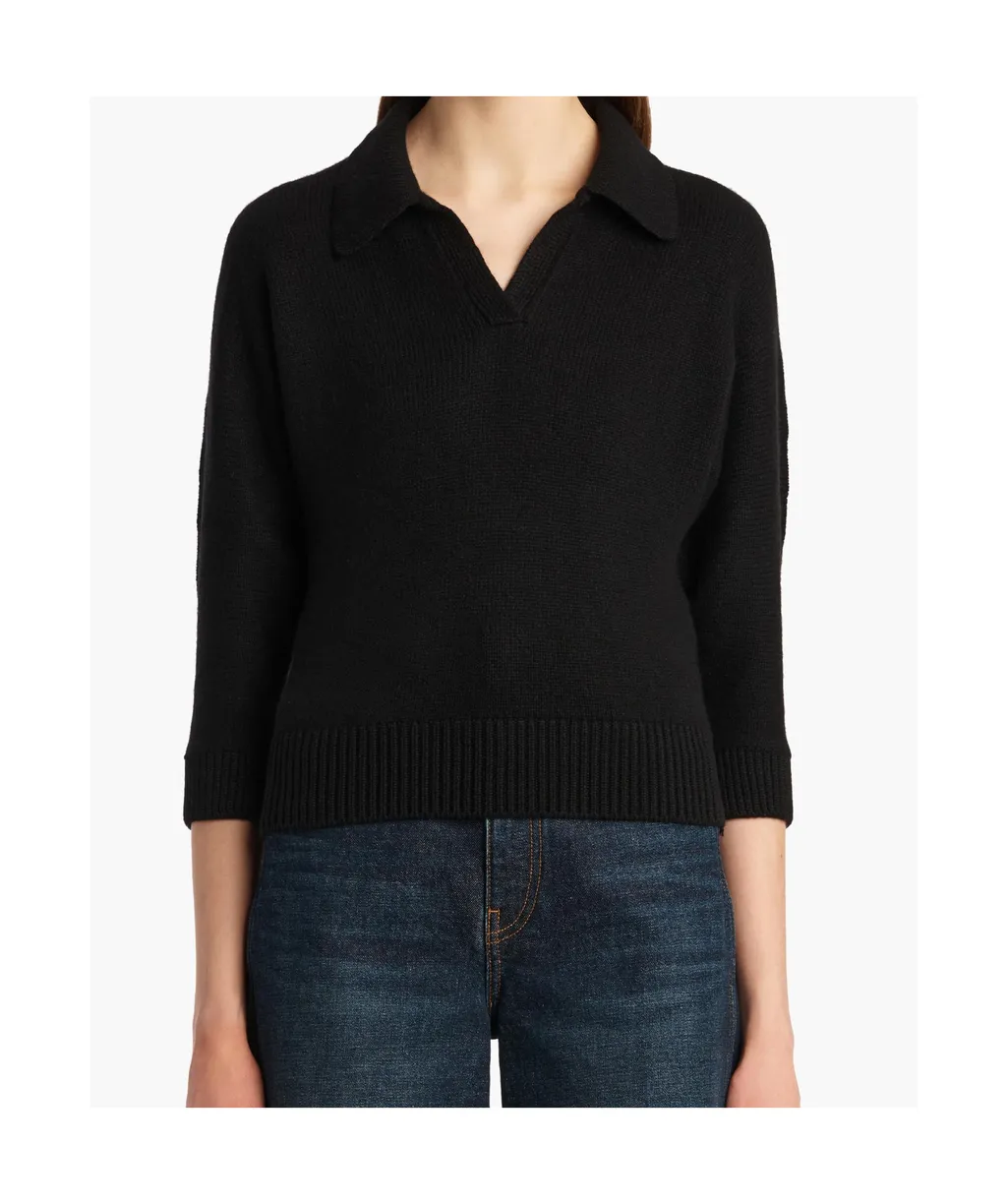 Herve V-Neck Polo Jumper