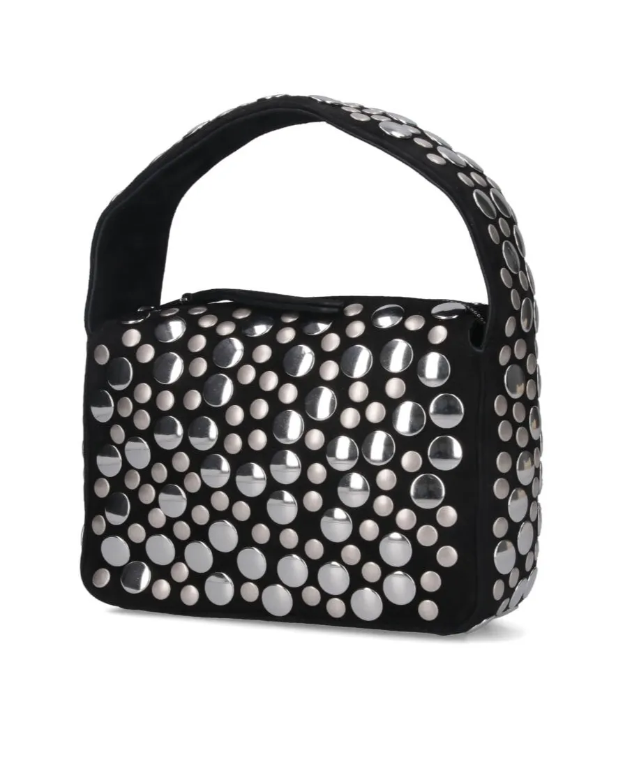 Stud Embellished Small Tote Bag