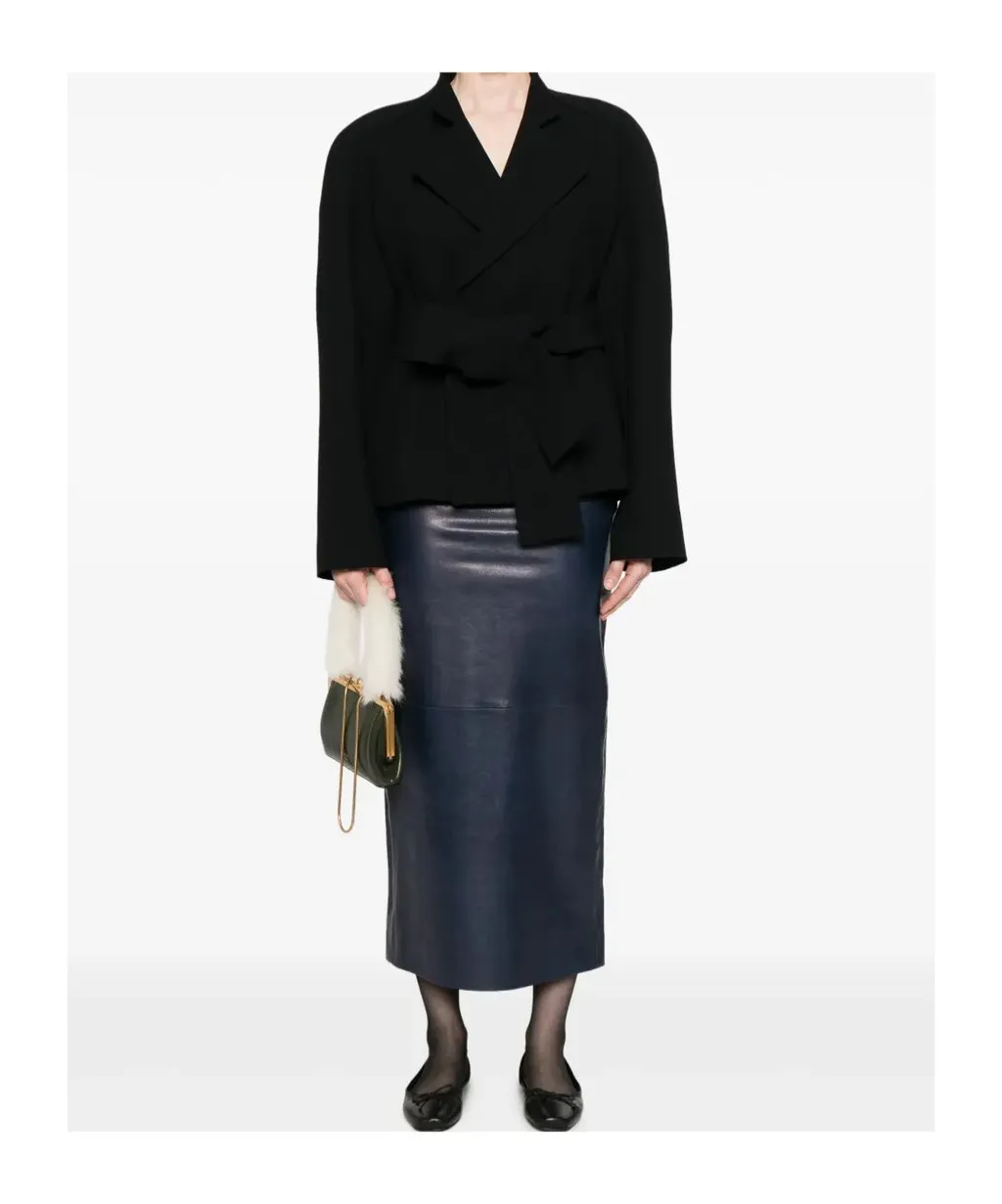 Edith Long-Sleeved Belted Jacket