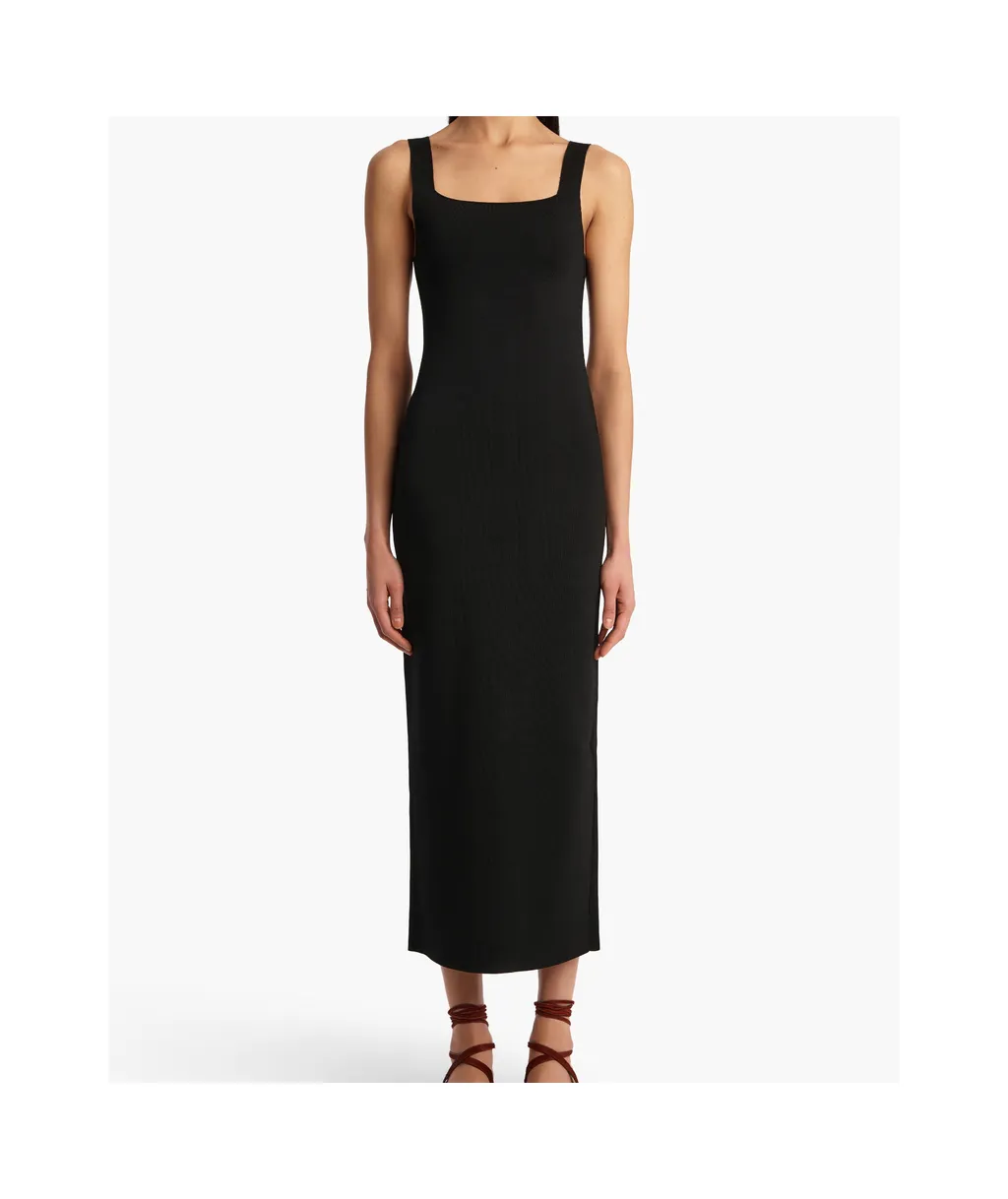 Dixi Square-Neck Midi Dress