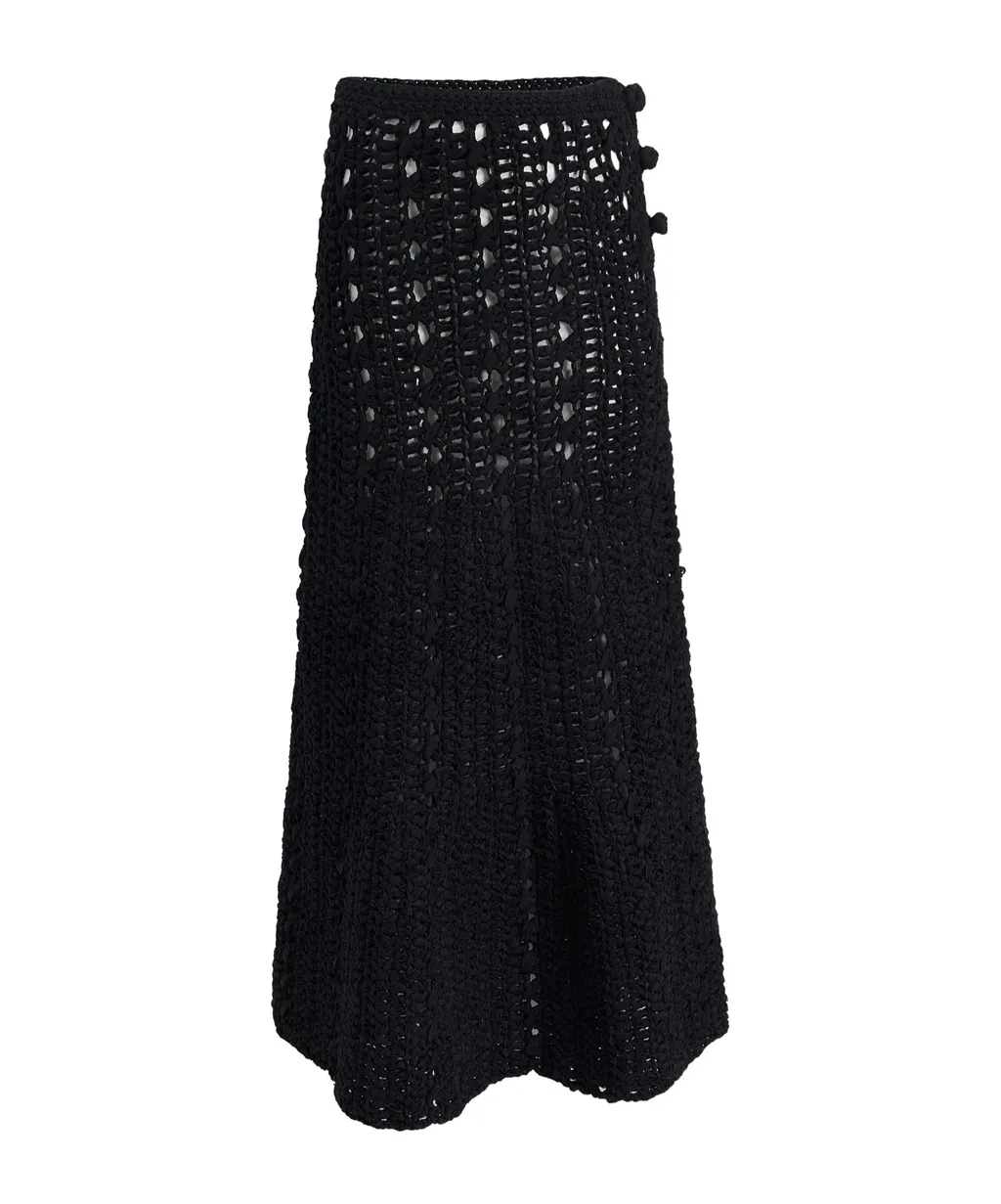 Ryder Crochet Midi Skirt