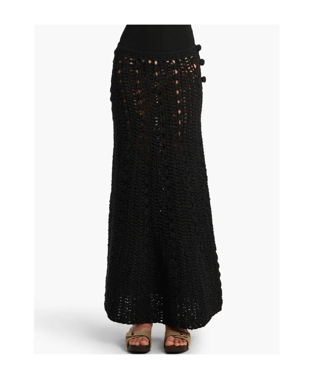 Ryder Crochet Midi Skirt