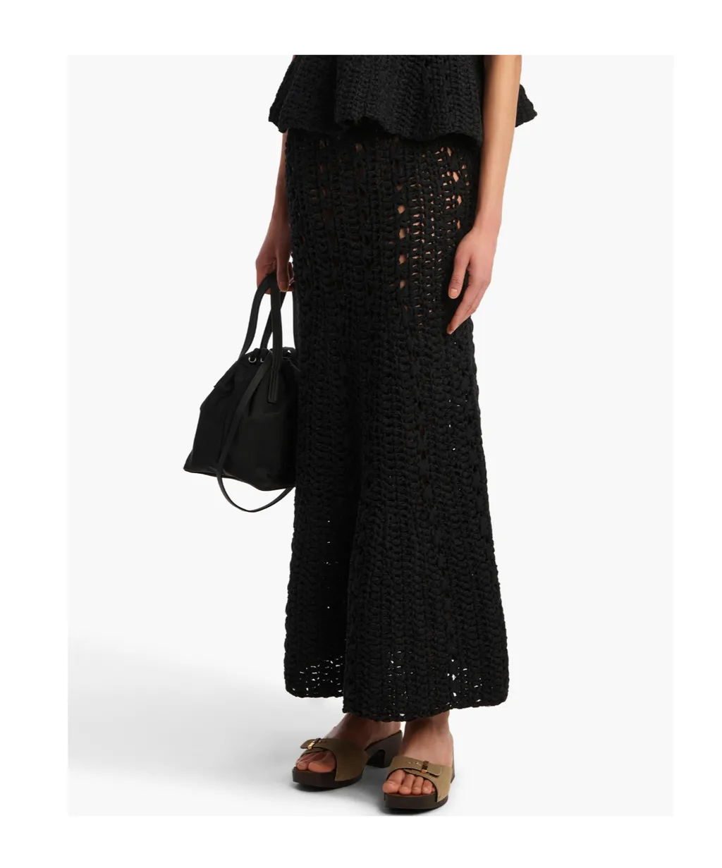 Ryder Crochet Midi Skirt