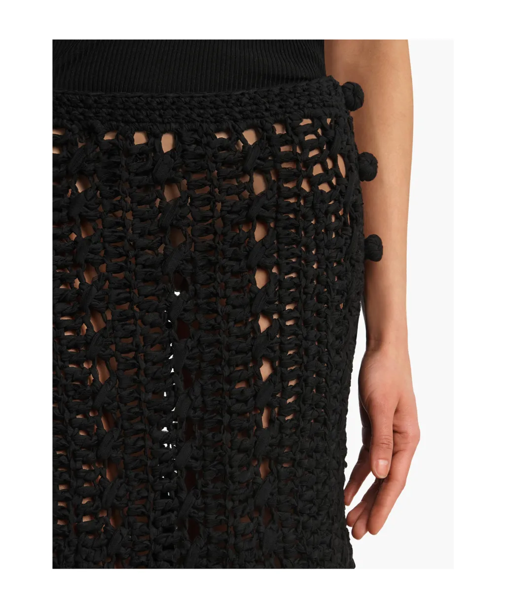 Ryder Crochet Midi Skirt