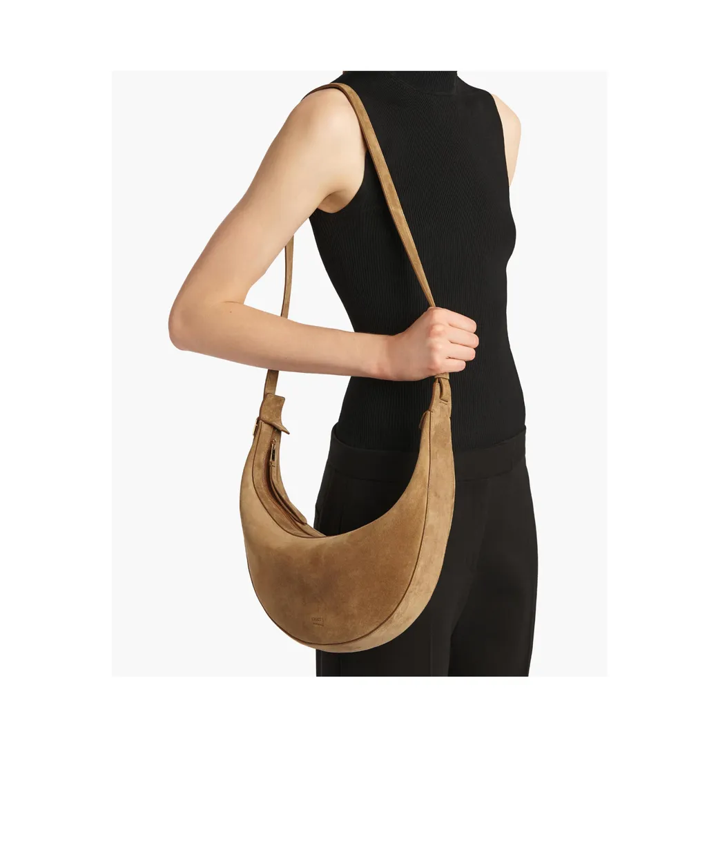 Suede Shoulder Bag