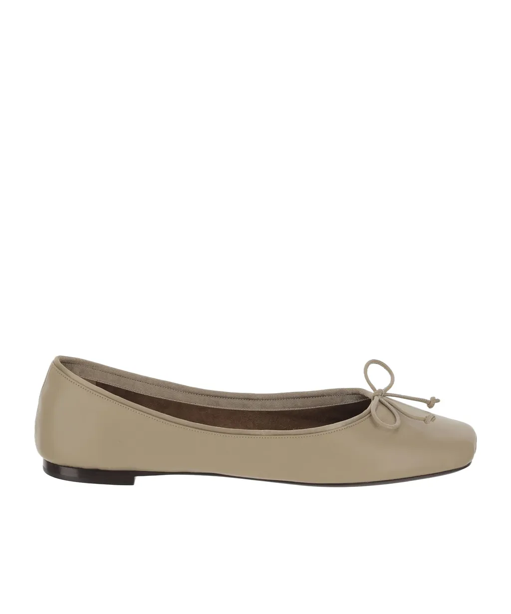 Bow-Detail Ballet Flats