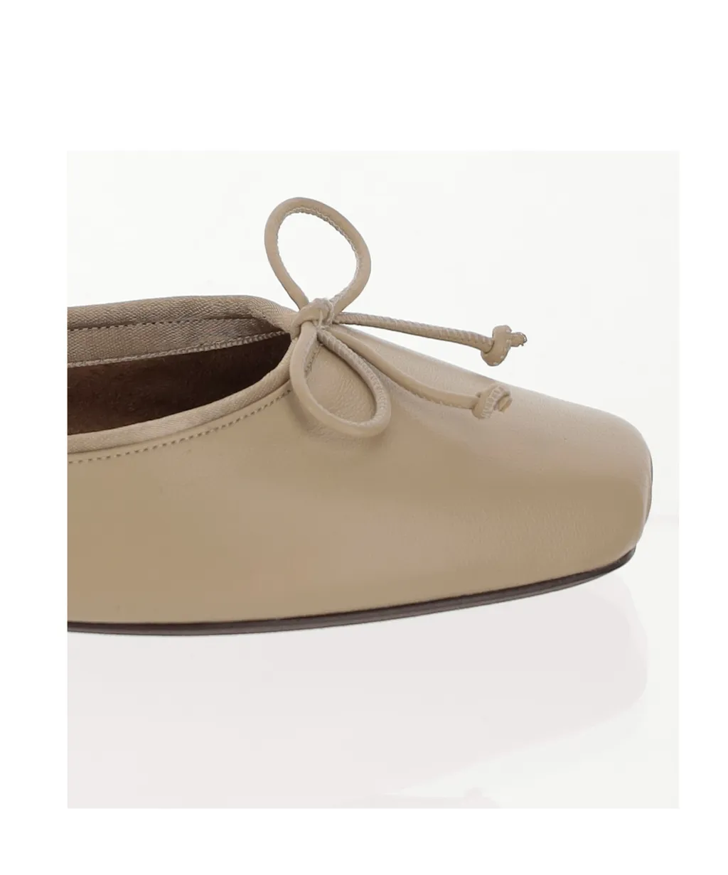 Bow-Detail Ballet Flats