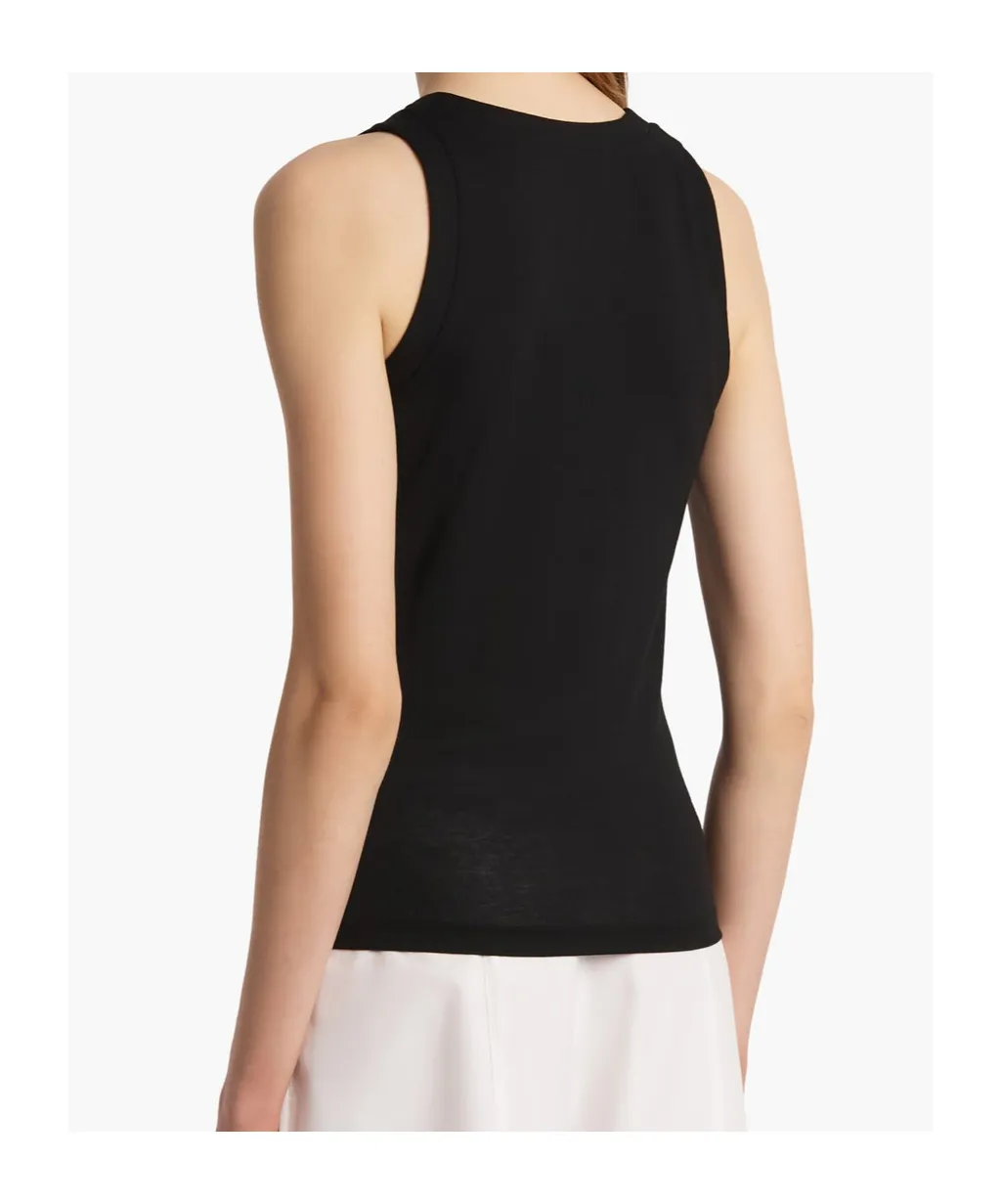 Isha Round-Neck Sleeveless Top