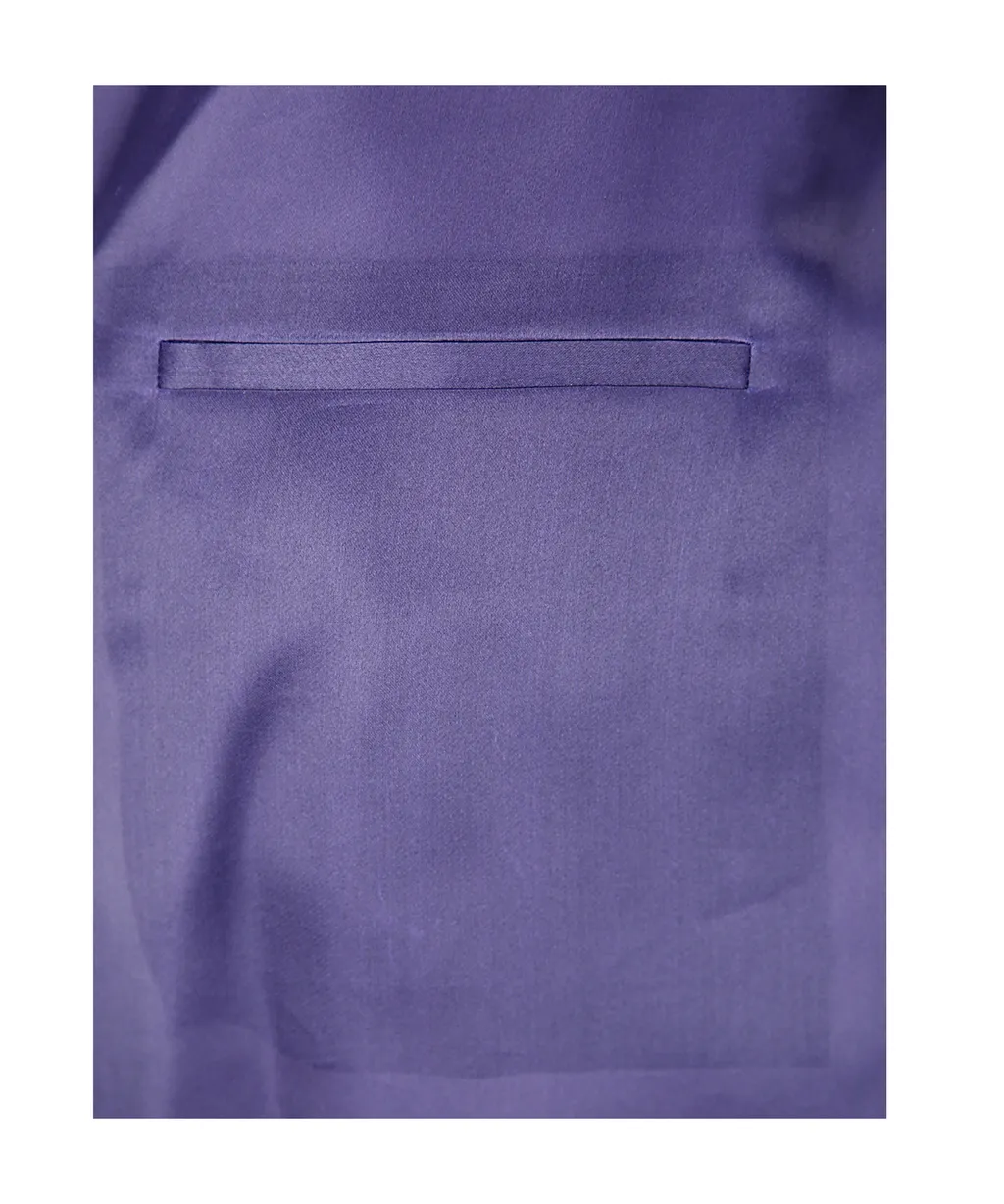Drawstring Satin Skirt