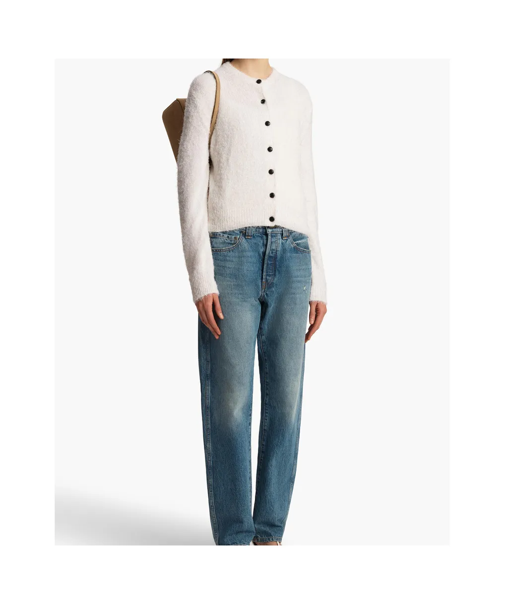 Button-Fastening Cardigan