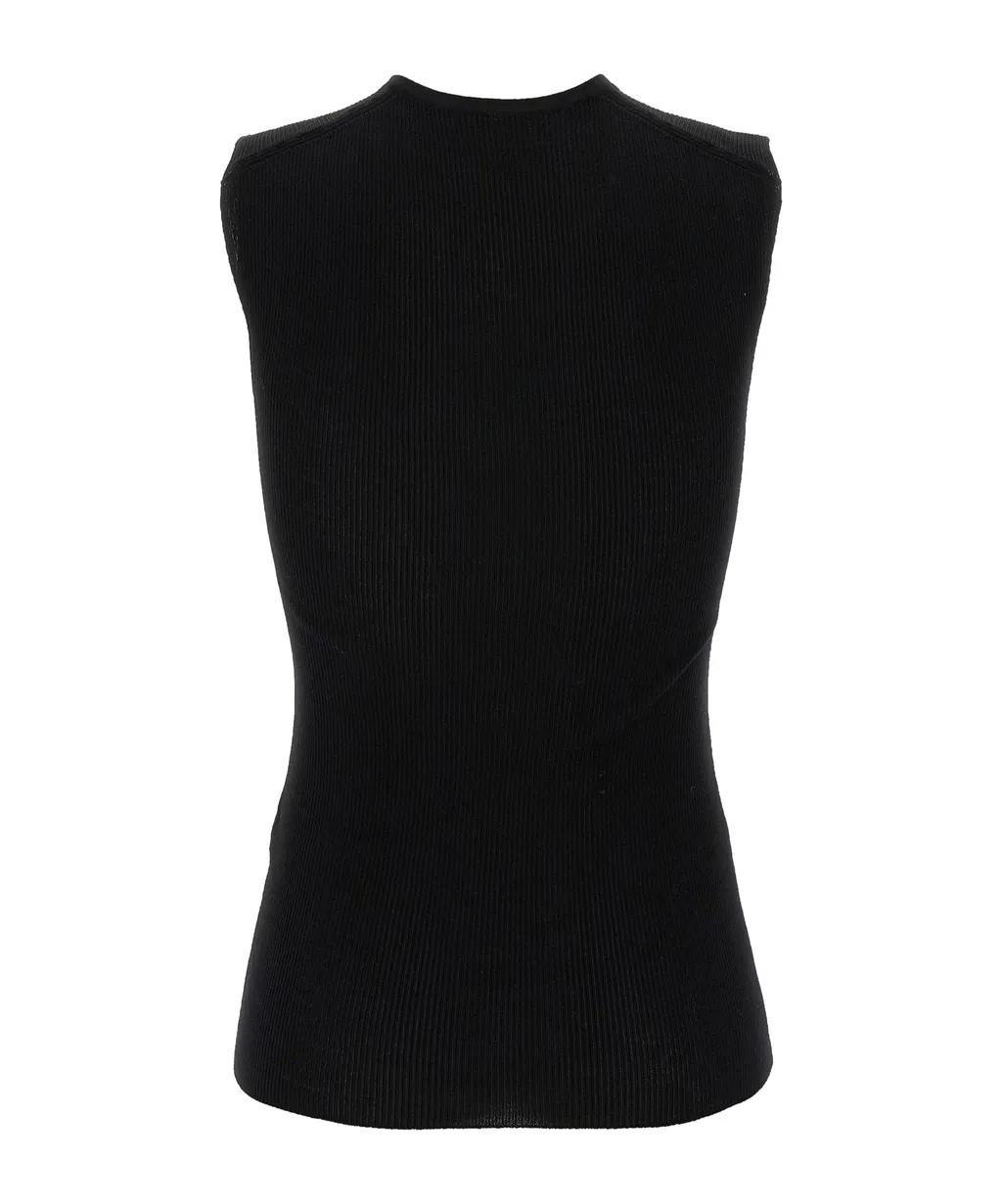 Renato Sleeveless V-Neck Top