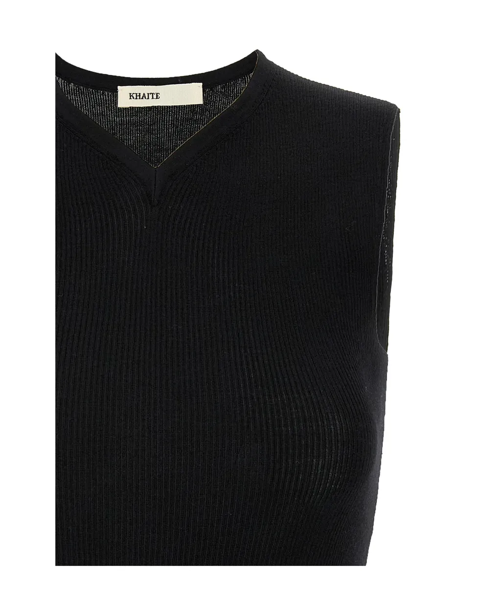 Renato Sleeveless V-Neck Top