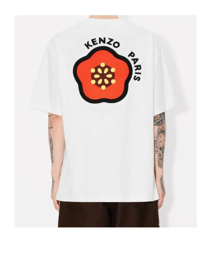 Pop-Embroidered Oversized T-Shirt