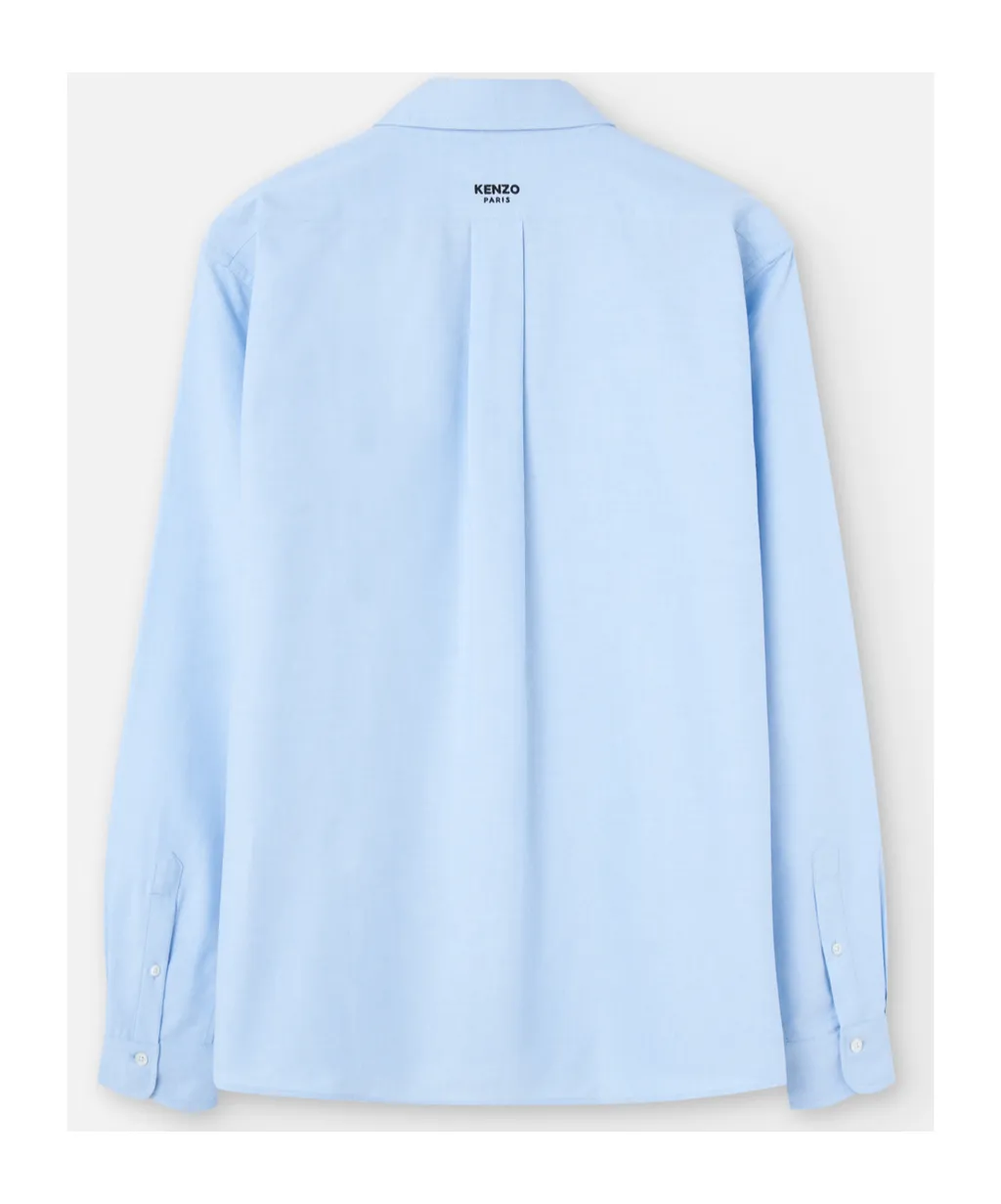 Boke Flower Curved Hem Shirt