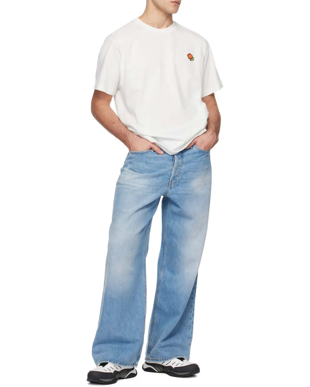 Pop-Embroidered T-Shirt
