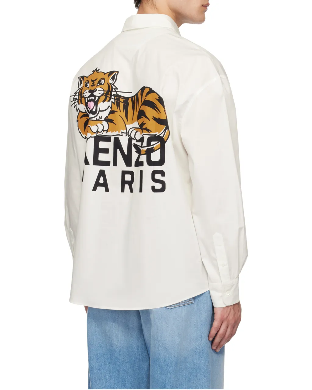 Happy Tiger Button-Up Shirt