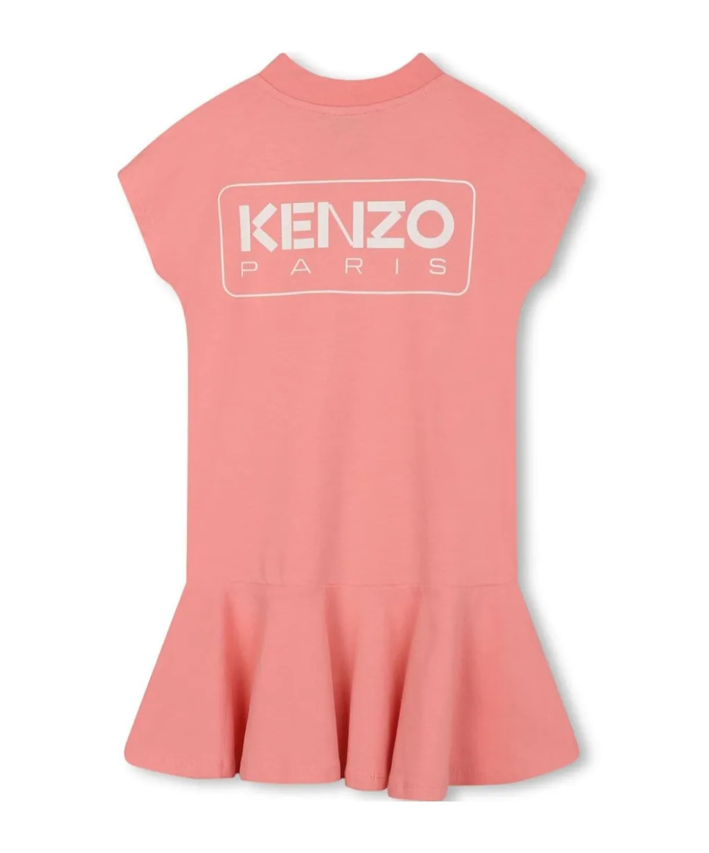 Logo-Print Cotton Dress
