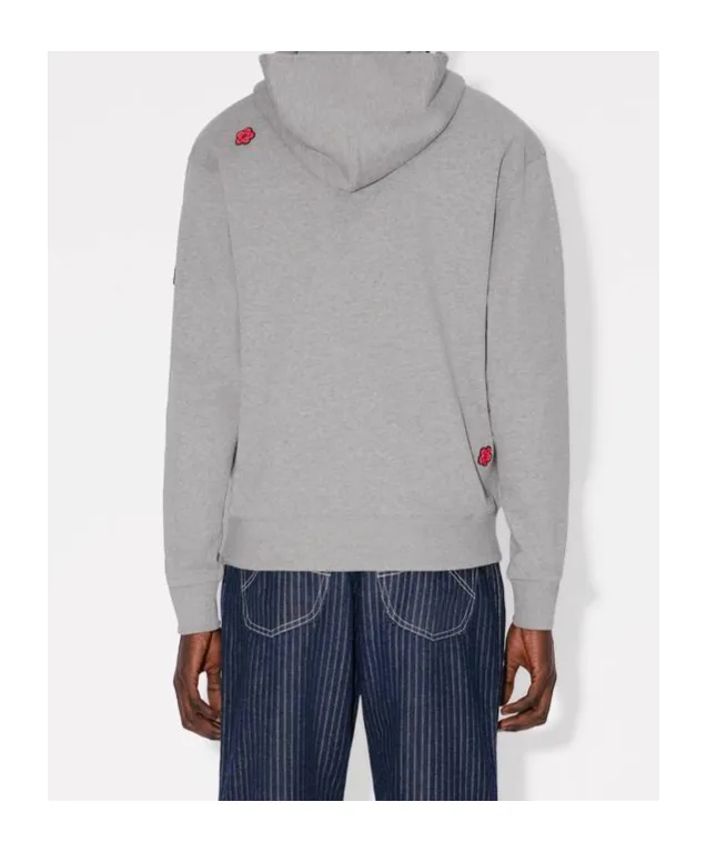 Embroidered Hoodie Boke Flower