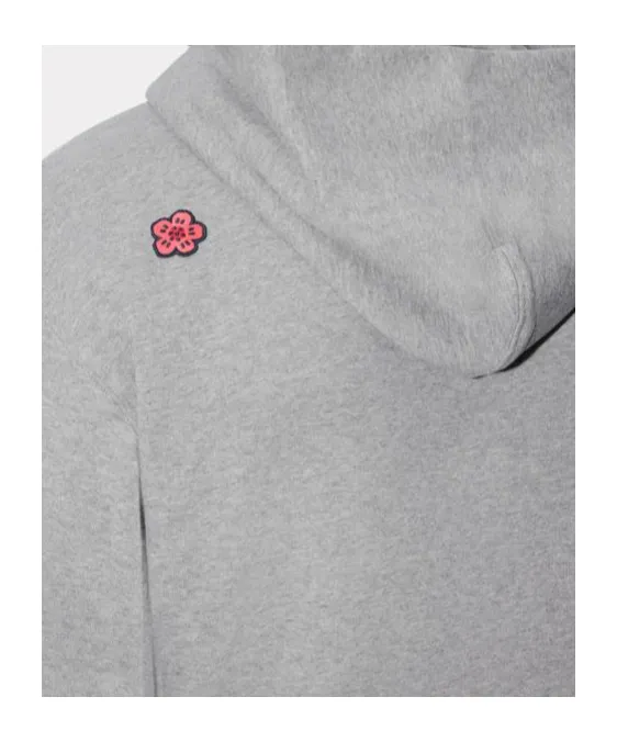 Embroidered Hoodie Boke Flower