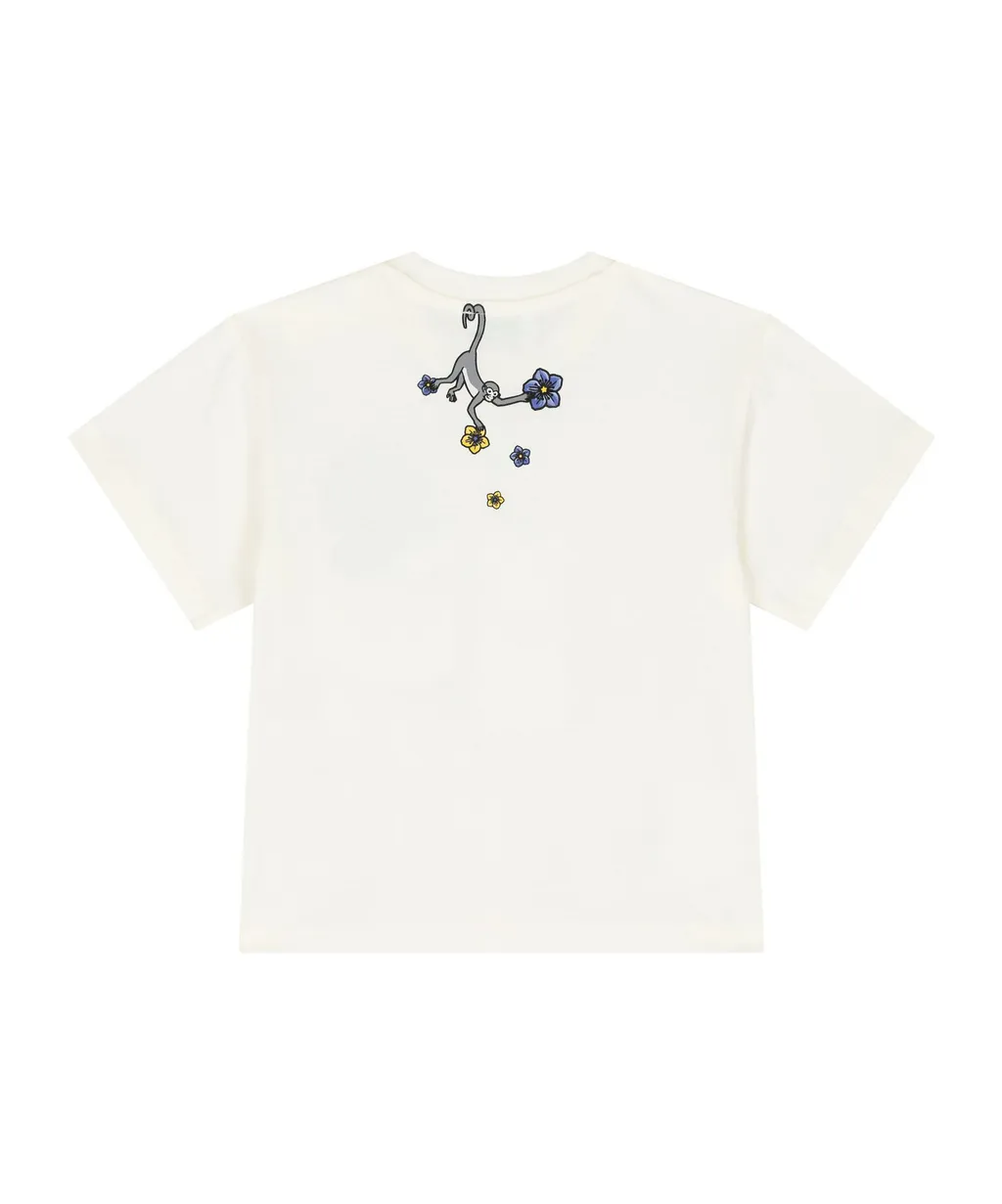 Floral-Print Organic Cotton T-Shirt