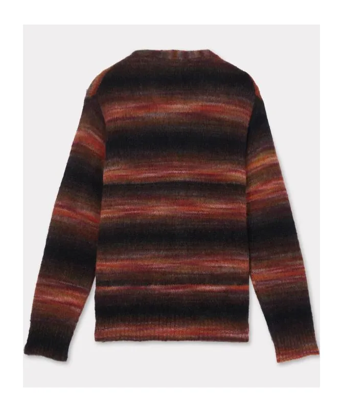 Embroidered Stripes Cardigan