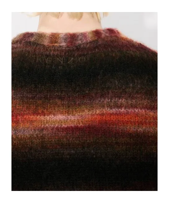 Embroidered Stripes Cardigan