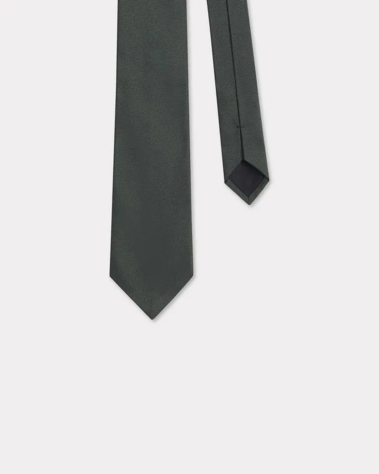 Embroidered Silk Tie Kenzo Varsity